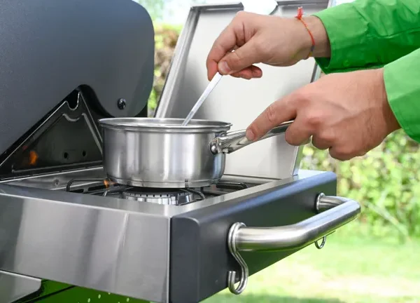 Barbacoa de gas NATERIAL Hudson de 4 quemadores y 17 kW de potencia